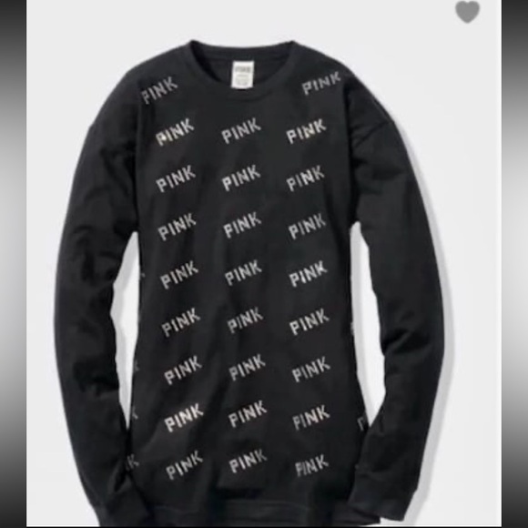 NWT VS PINK LARGE RHINESTONE SET - Picture 3 of 8